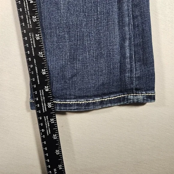 Miss Me Jeans Womens Size 14 Boot Cut  Embroidered Pocket Medium Wash - Picture 7 of 9